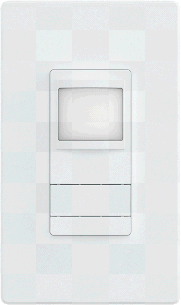 Wall Switch Sensor - Line Voltage, Multi-way Option, Passive Dual Technology, 347V, White