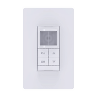 Wall Switch Sensor - Line Voltage, Sensorswitch Air, Passive Dual Technology, Raise/Lower Dimming, White