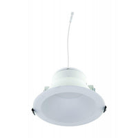 4 Inch LED Commercial Downlight - Selectable 8.5/11/14.5 Watt - 600-1020 Lumens - Color Selectable 27K/30K/35K/40K/50K - 120-277V - New Construction Plate Included - Wide 80 Degree beam