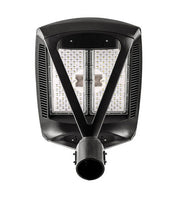 LED Modern Pole Lights - Integrated LED Post Light Fixtures In Bronze - Choose Your Wattage