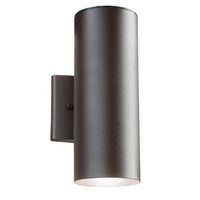 LED Sconce Cylinders - Modern Wall Mounted Light Fixtures - 120V -Many Options For Size, Finish and Wattage - Color Temperature  Selectable