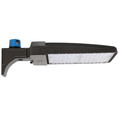 250 Watt LED Parking Lot Area Light - Pole Mount with Photocell - 34500 Lumens - 5000K Daylight - 120-277V - Bronze Finish