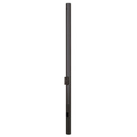 10 Foot Round Pole For Direct Burial - Steel With Bronze Finish - 4 Inch Diameter